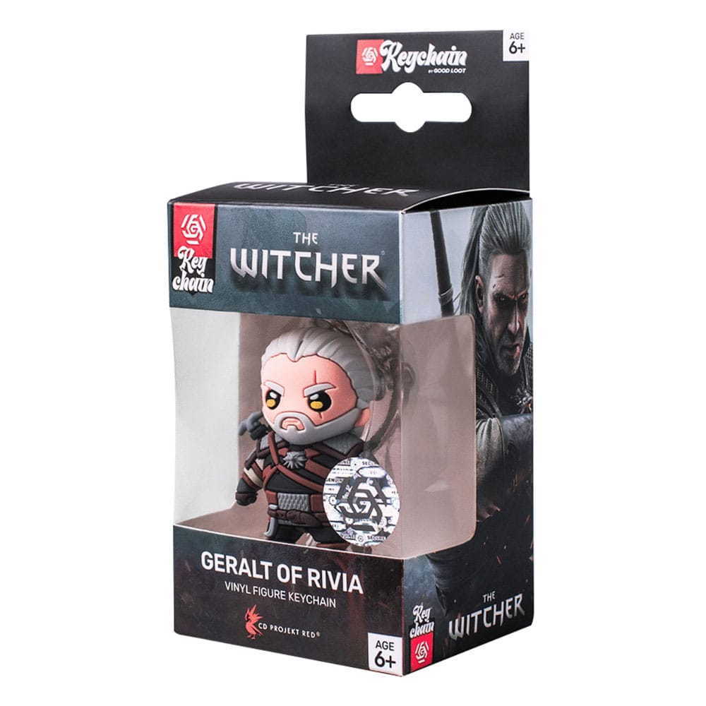 The Witcher III: Wild Hunt Vinyl Keychain Geralt of Rivia P064861