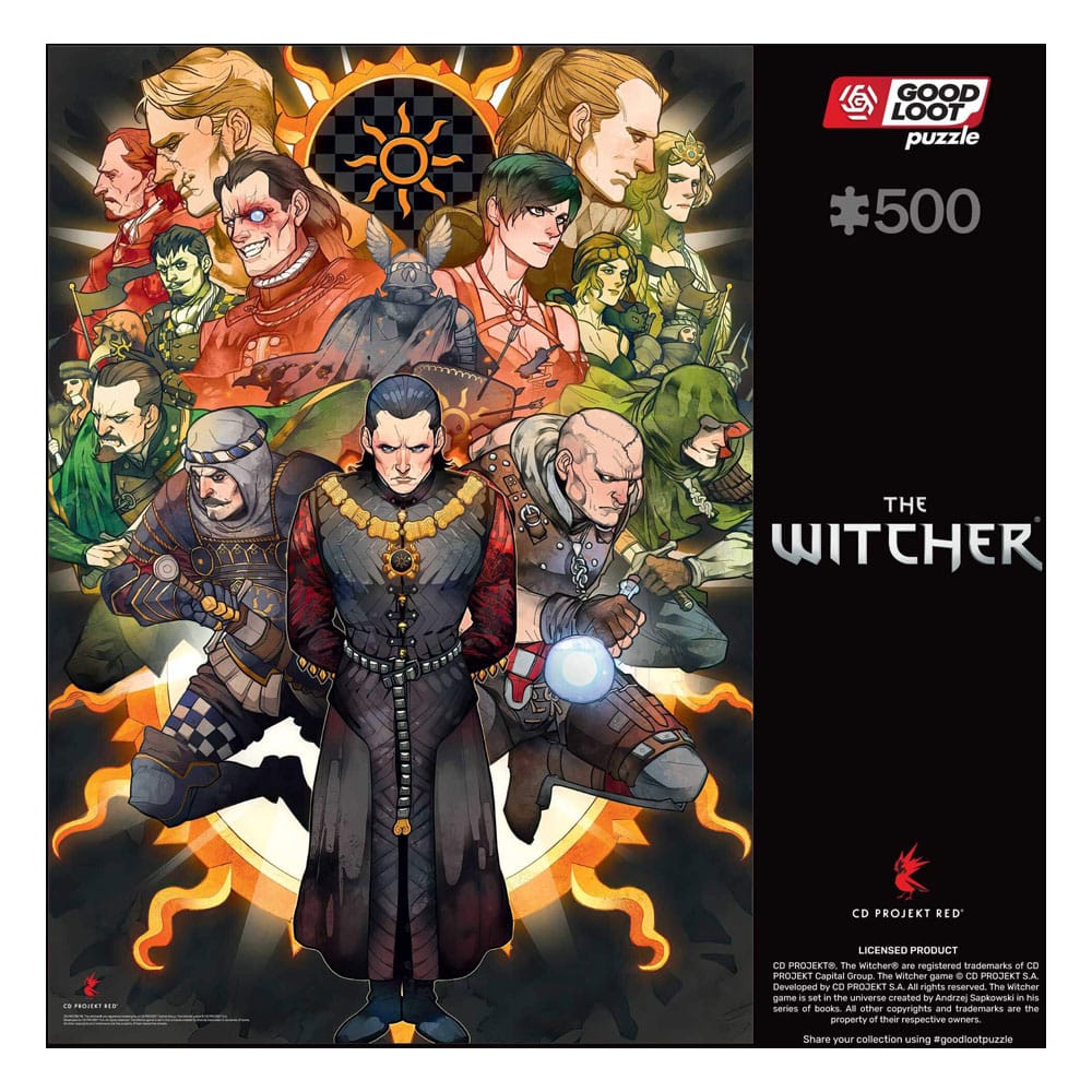 The Witcher Gaming Puzzle Nilfgaard (500 pieces) P041760