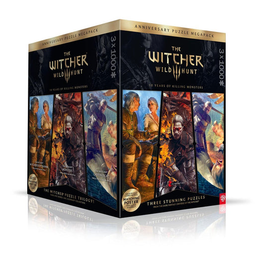 The Witcher 3 Puzzle Triology Wild Hunt 10 Years of Killing Monsters (1000 pieces) P041815