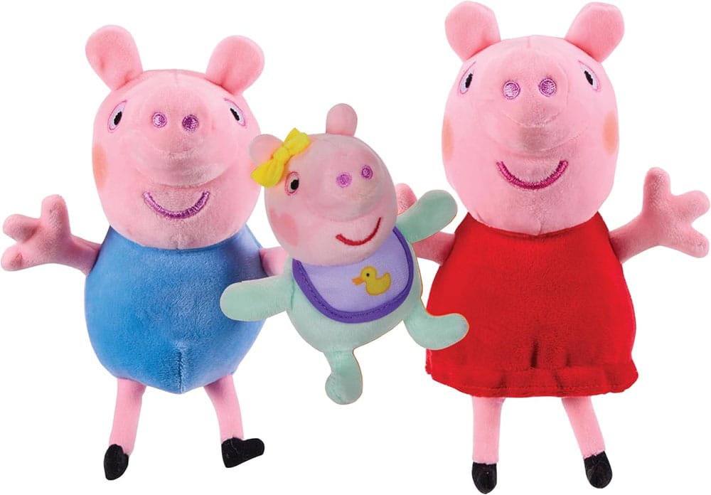 Peppa Pig Plush figures 3er Pack P066546