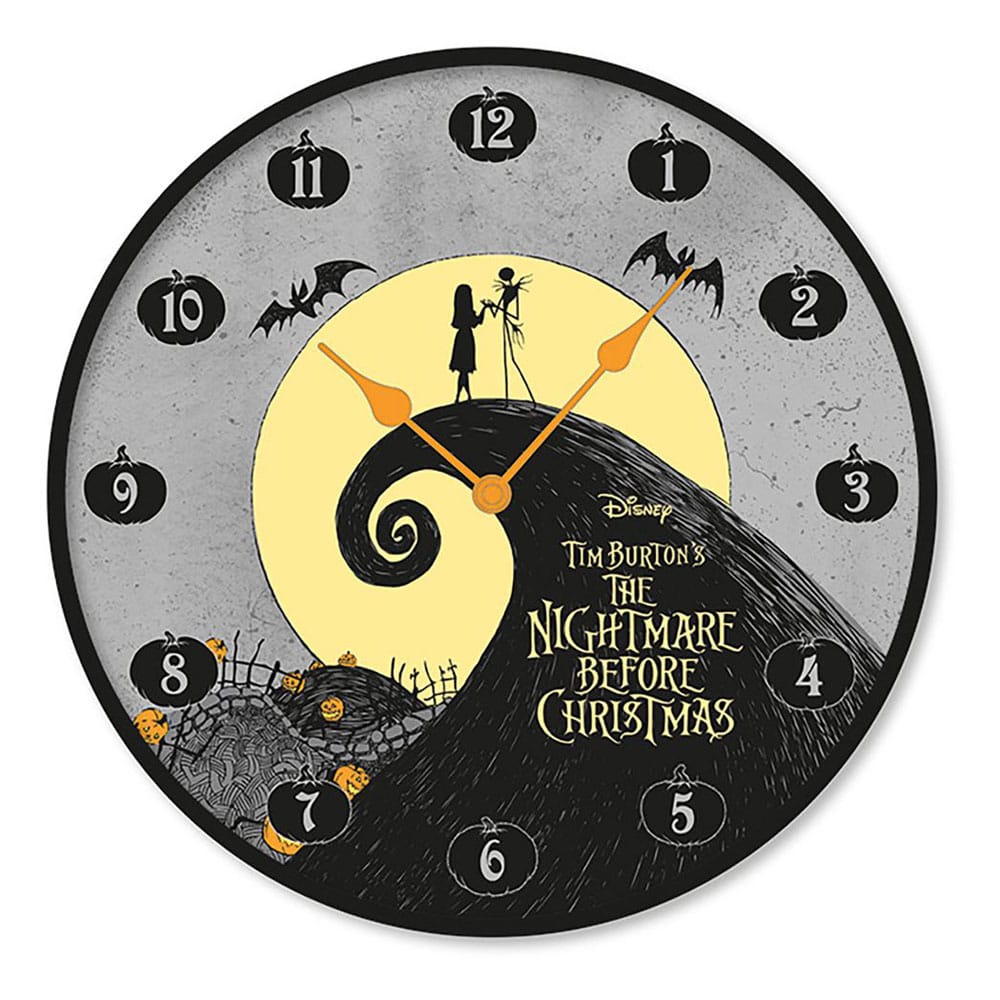 Nightmare Before Christmas Wall Clock Jack & Sally P041873