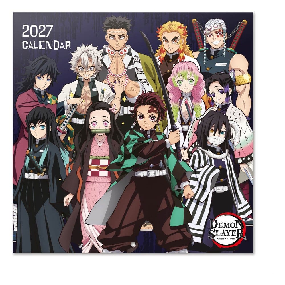 Demon Slayer 2027 Wall Calendar 30 x 30 cm P074886