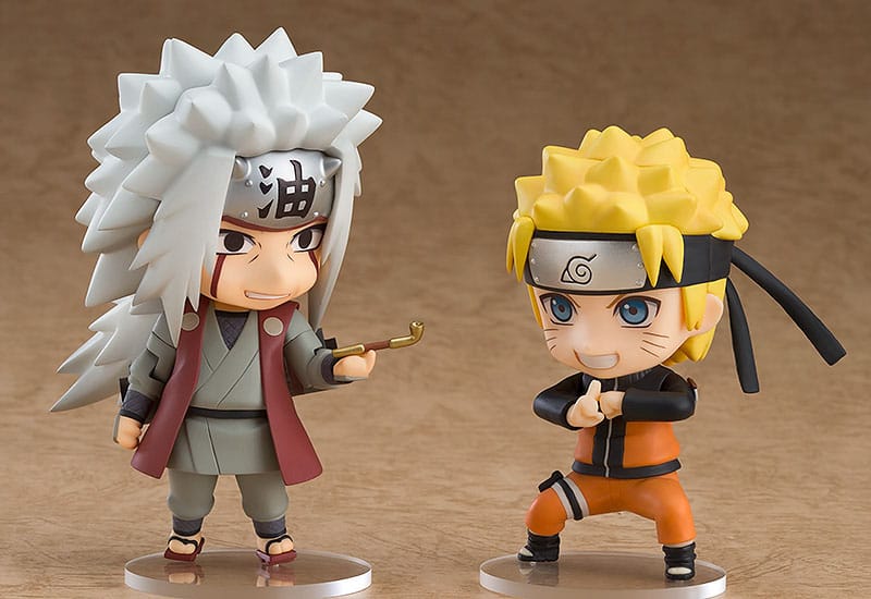 NARUTO SHIPPUDEN NENDOROID PVC ACTION FIGURE JIRAIYA & GAMABUNTA SET (RE-RUN) 10 P042088