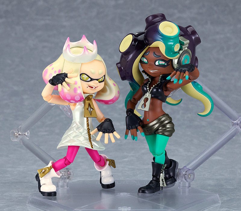 Splatoon 2 Figma Action Figures Off the Hook Pearl & Marina 9 - 10 cm