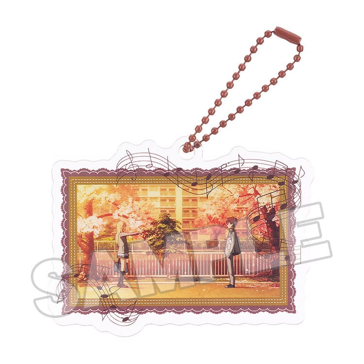 Your Lie in April Acrylic Keychain Anime Scene B 8 cm P042360