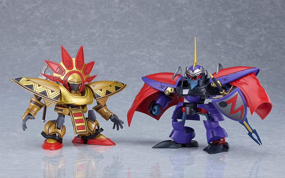 Hao Taikei Ryu Knight Moderoid Plastic Model Kit Collection Series: 4 Shinebaram & Steru 10 cm P042393