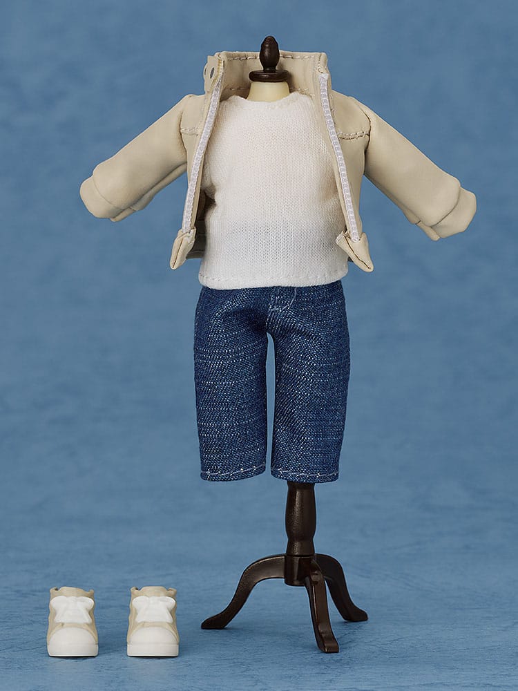 Nendoroid Doll Figures Outfit Set: Leather Jacket (Ivory)