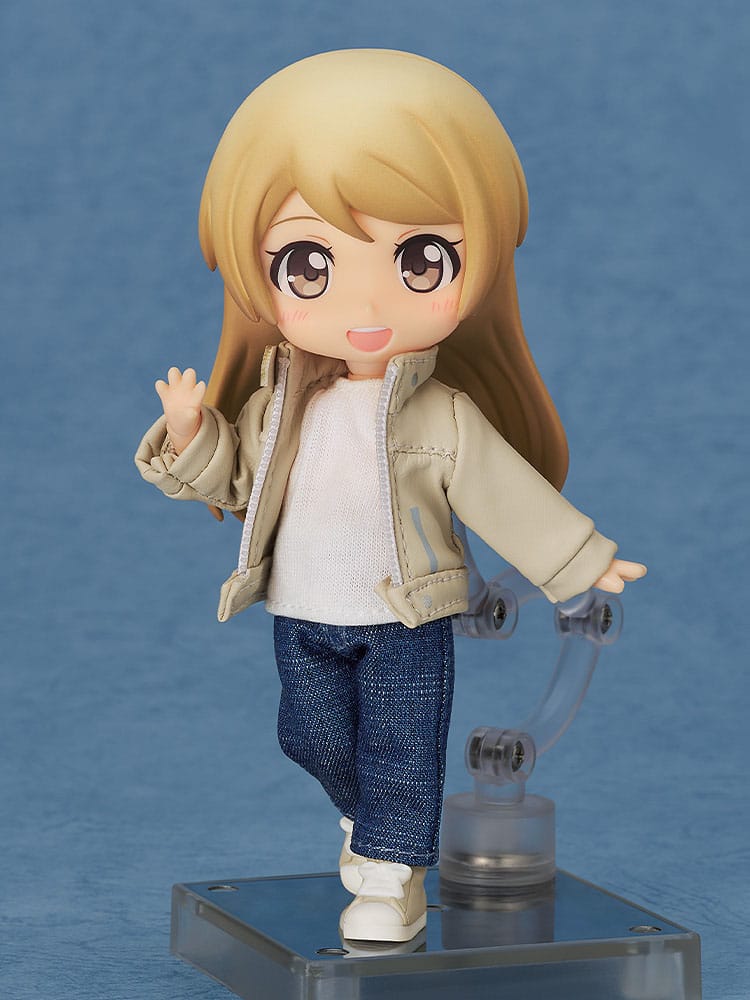 Nendoroid Doll Figures Outfit Set: Leather Jacket (Ivory)