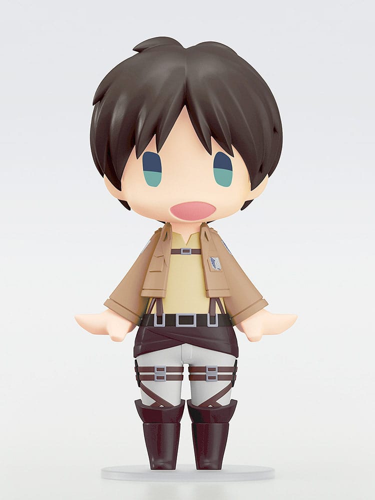 ATTACK ON TITAN HELLO! GOOD SMILE ACTION FIGURE EREN YEAGER 10 CM