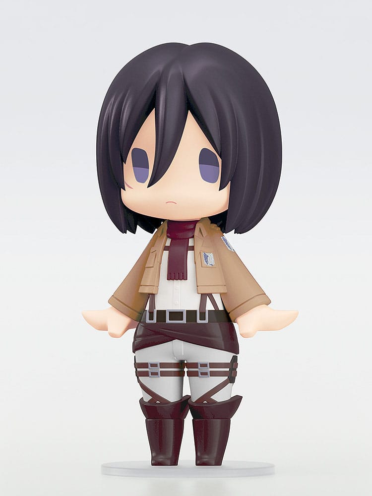 ATTACK ON TITAN HELLO! GOOD SMILE ACTION FIGURE MIKASA ACKERMAN 10 CM