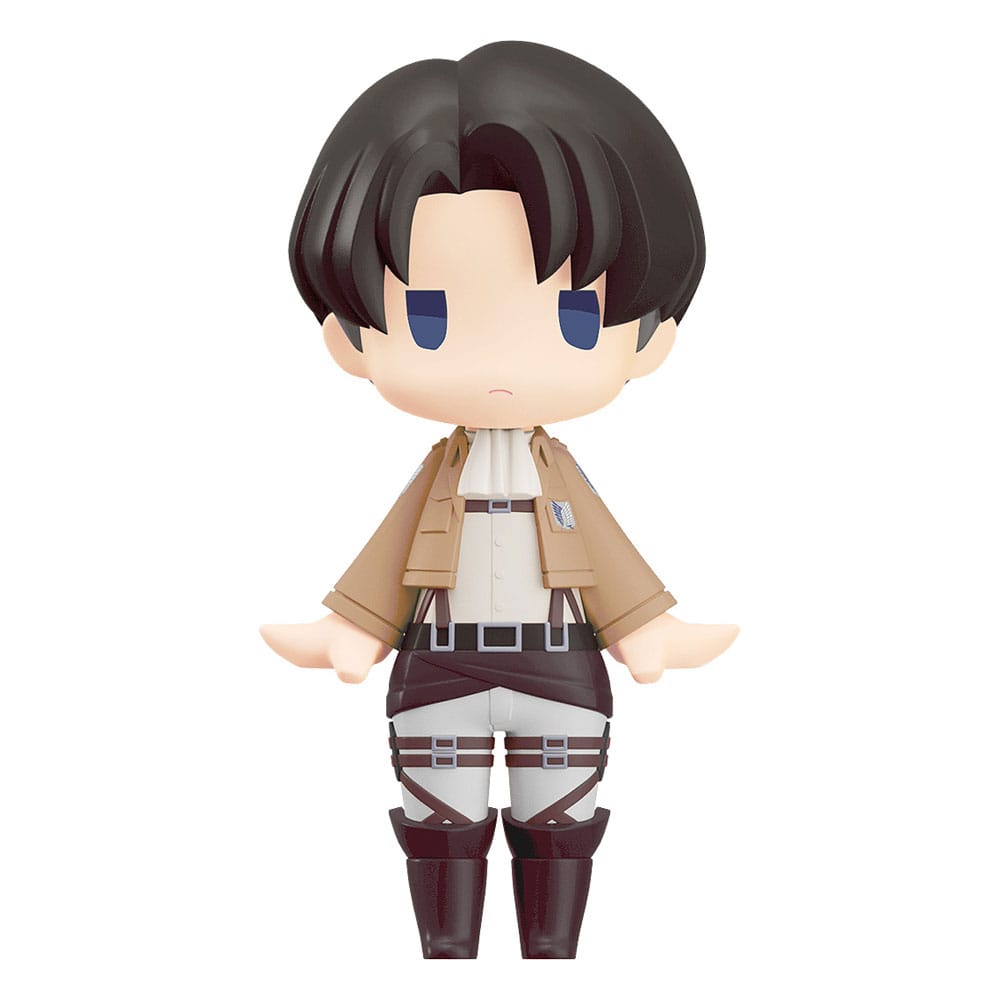 ATTACK ON TITAN HELLO! GOOD SMILE ACTION FIGURE LEVI 10 CM