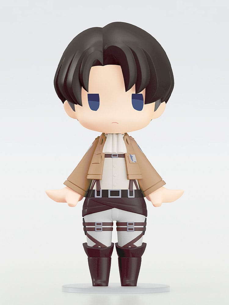ATTACK ON TITAN HELLO! GOOD SMILE ACTION FIGURE LEVI 10 CM