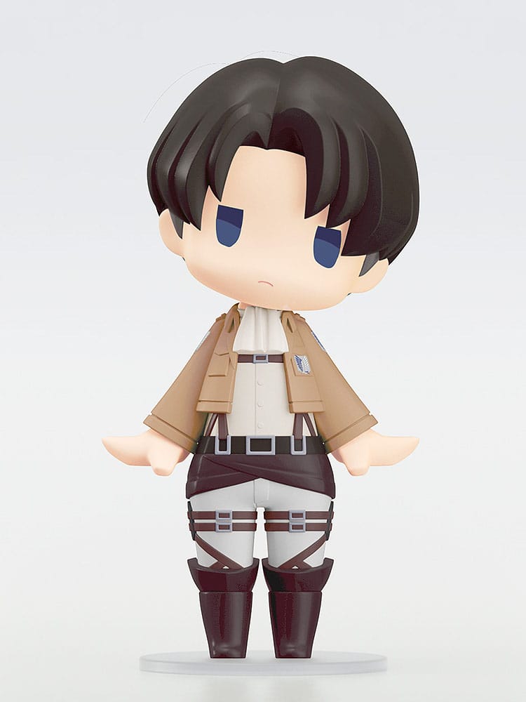 ATTACK ON TITAN HELLO! GOOD SMILE ACTION FIGURE LEVI 10 CM