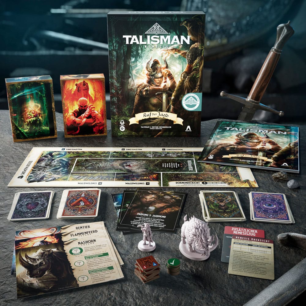 Talisman: Nemesis Board Game Expansion Ruf der Jagd *German Version* P043585