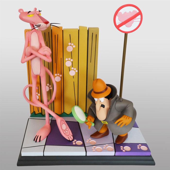 The Pink Panther Statue Pink Panther & The Inspector 41 cm P043748