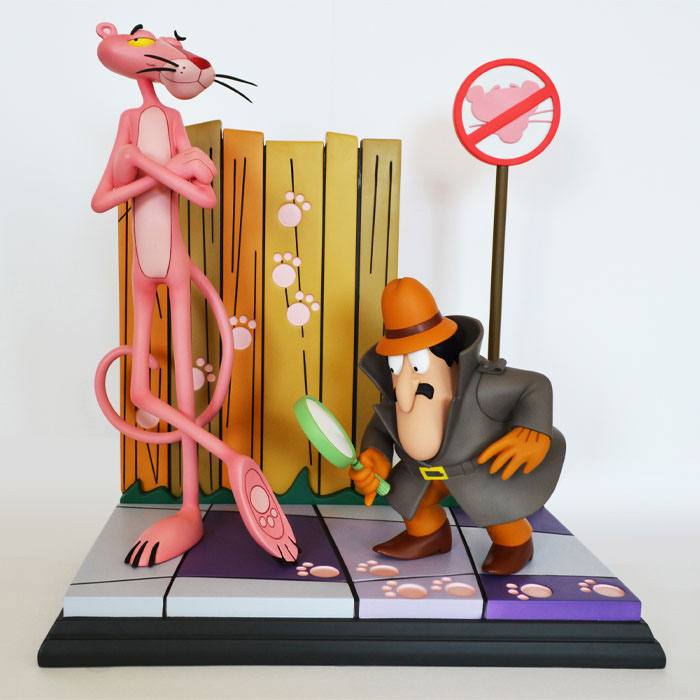 The Pink Panther Statue Pink Panther & The Inspector 41 cm P043748