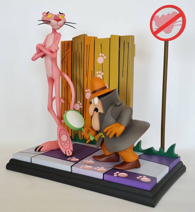 The Pink Panther Statue Pink Panther & The Inspector 41 cm P043748