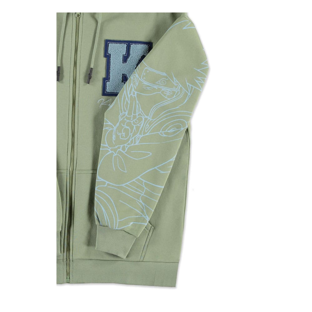 Naruto Zipper Hoodie Kakashi  Size L P043894
