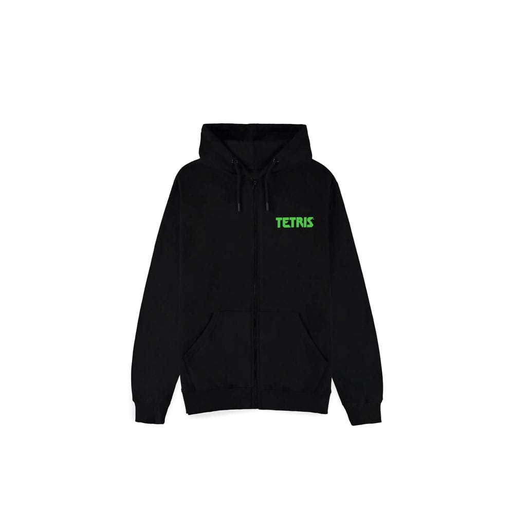 Tetris Zipper Hoodie Game Over