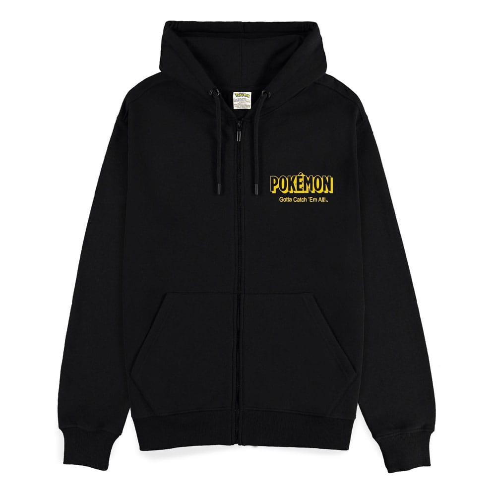 Pokemon Zipper Hoodie Pikachu Size S
