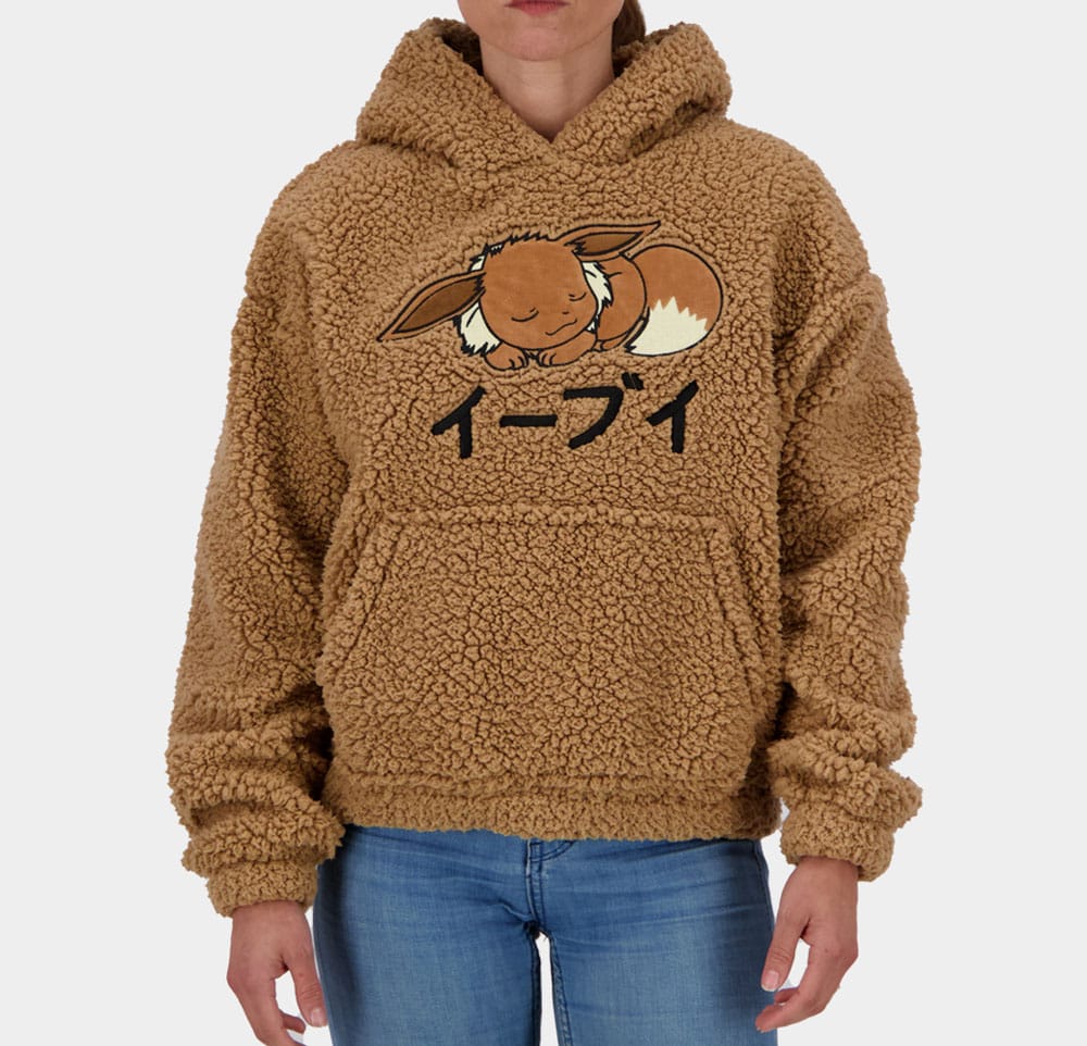 Pokemon Teddy Hooded Sweater Eevee Size XL