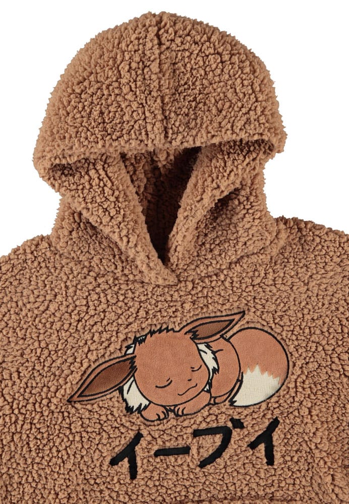 Pokemon Teddy Hooded Sweater Eevee Size M