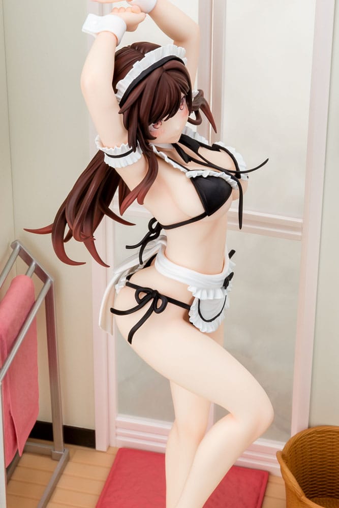 Rent-A-Girlfriend PVC Statue 1/6 Chizuru Mizuhara Maid Bikini ni Okigae 30 cm P064863