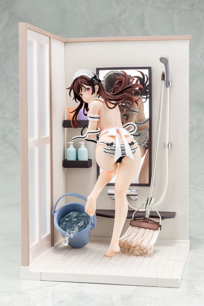 Rent-A-Girlfriend PVC Statue 1/6 Chizuru Mizuhara Maid Bikini de cleanup 24 cm P044263