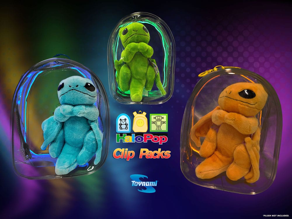 HaloPop Crystal Clear Display Bag LED Glow Lighting (Pink) 18 cm Assortment (6) P067450