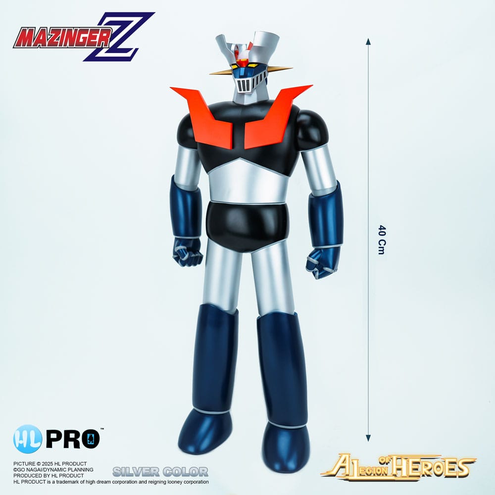 Mazinger Z Legion of Heroes Vinyl Figure Mazinger Z Silver Color 40 cm P044269