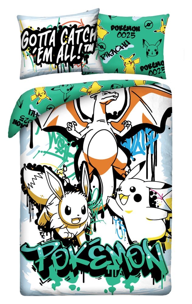 Pokemon Duvet Set Ver. 18 140 x 200 cm / 70 x 90 cm P072462
