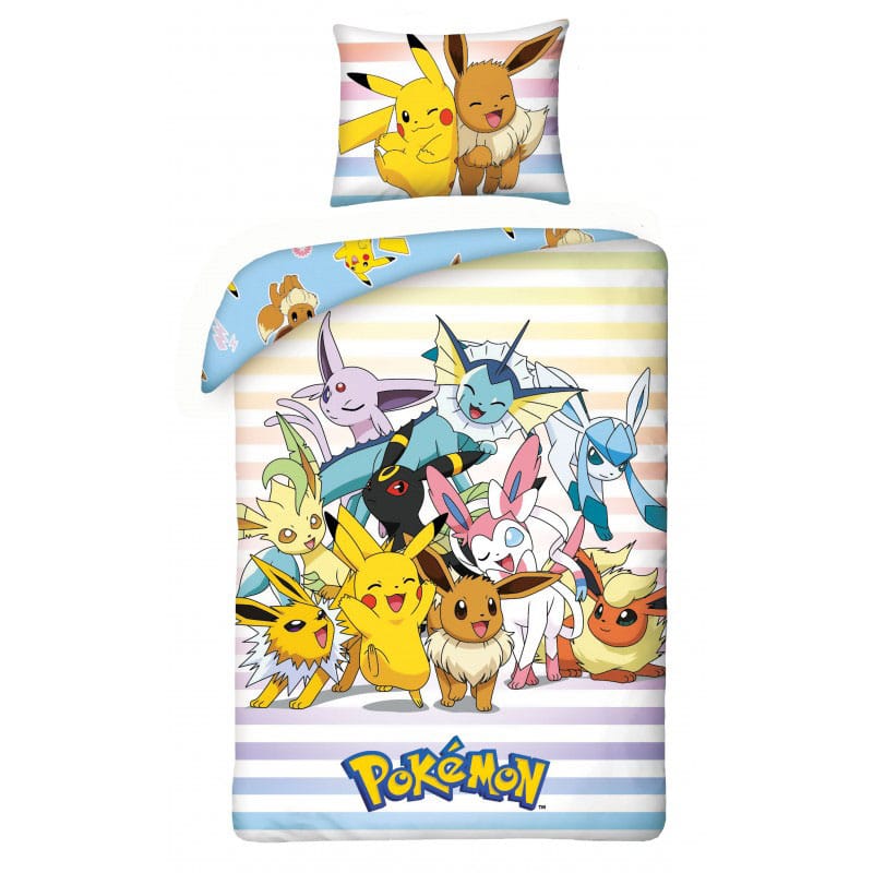 Pokémon Duvet Set Pikachu, Eevee & Friends 140 x 200 cm / 70 x 90 cm P044859