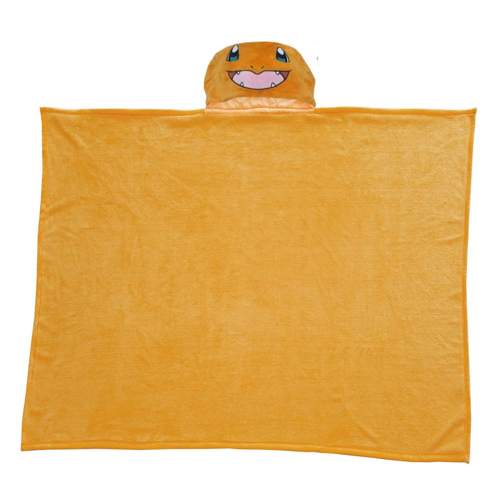 Pokemon Coral Hooded Blanket Charmander 120 x 150 cm