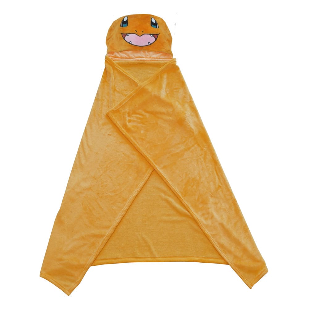 Pokemon Coral Hooded Blanket Charmander 120 x 150 cm