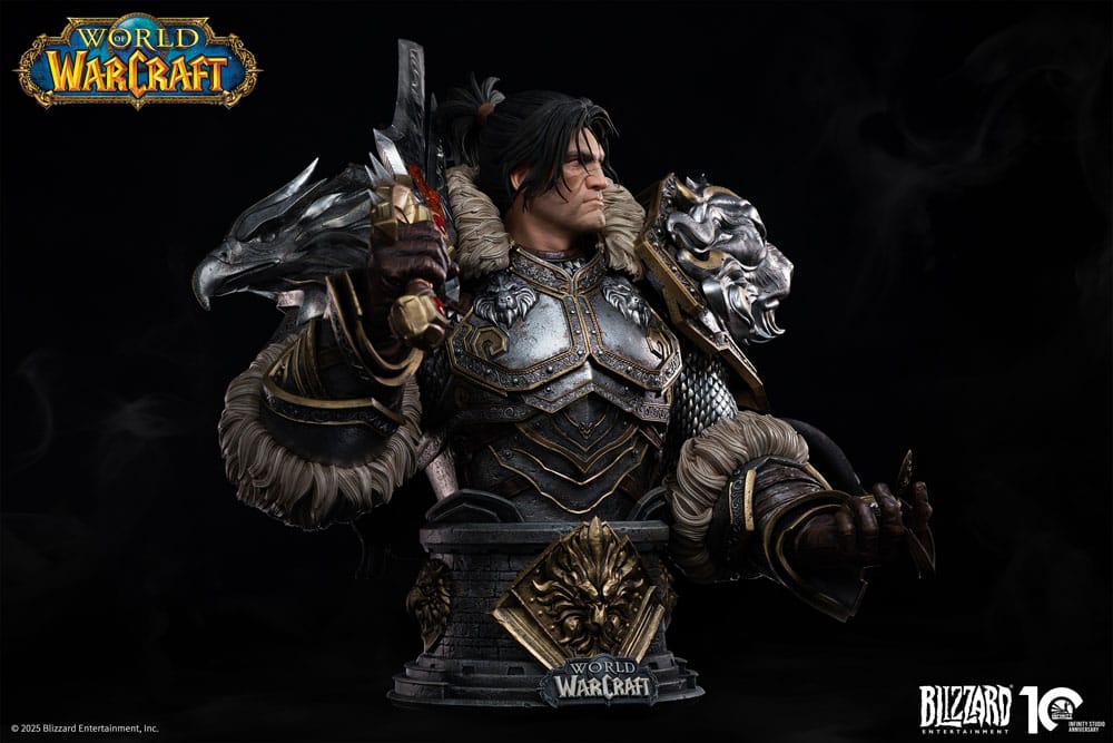 World of Warcraft Bust 1/3 Varian Wrynn 46 cm