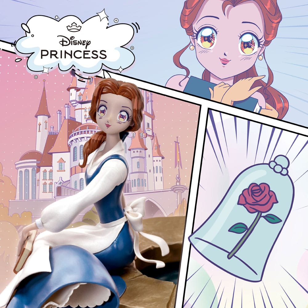 Disney Anime Princess Scale Statue Belle 15 cm P045067