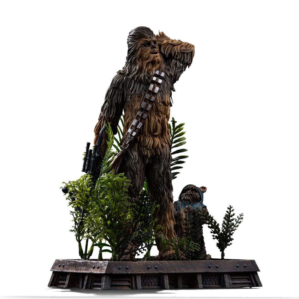 Star Wars Episode VI Art Scale Statue 1/10 Chewbacca and Tokkat 22 cm P045091