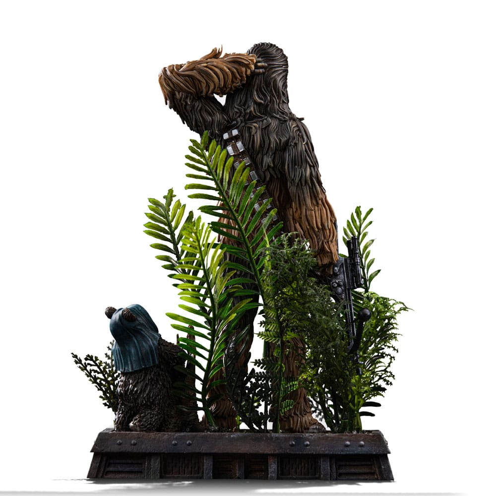 Star Wars Episode VI Art Scale Statue 1/10 Chewbacca and Tokkat 22 cm P045091