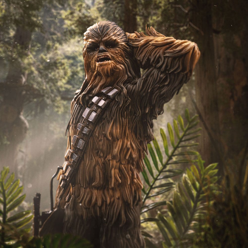 Star Wars Episode VI Art Scale Statue 1/10 Chewbacca and Tokkat 22 cm P045091