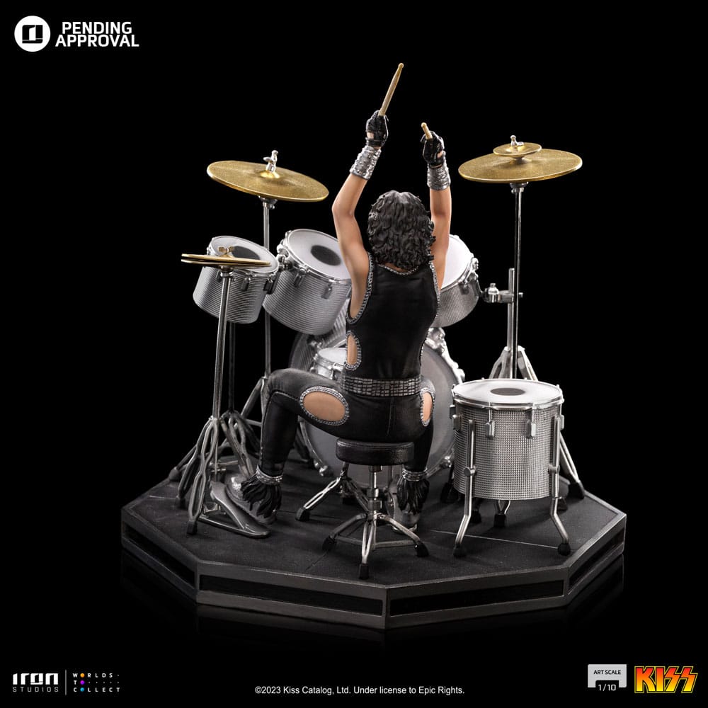 Kiss Art Scale Statue 1/10 Peter Criss Limited Edtition 22 cm P045147