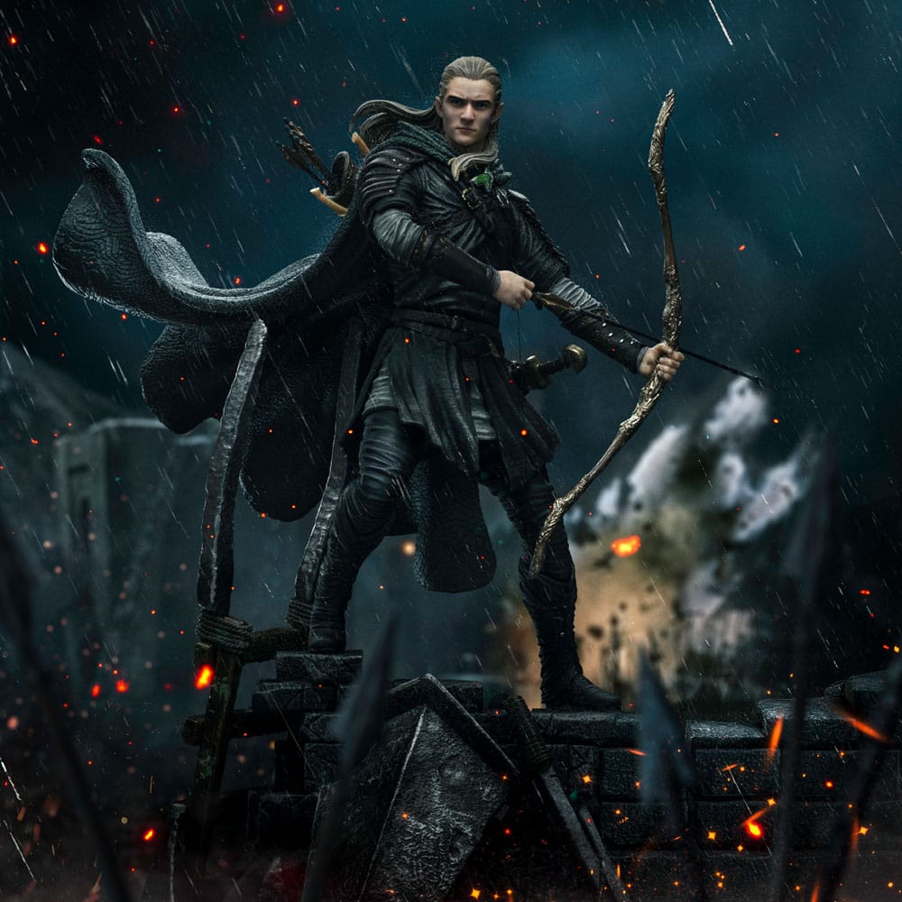 The Lord of the Rings Art Scale Statue 1/10 Legolas Unleashed 29 cm P045232