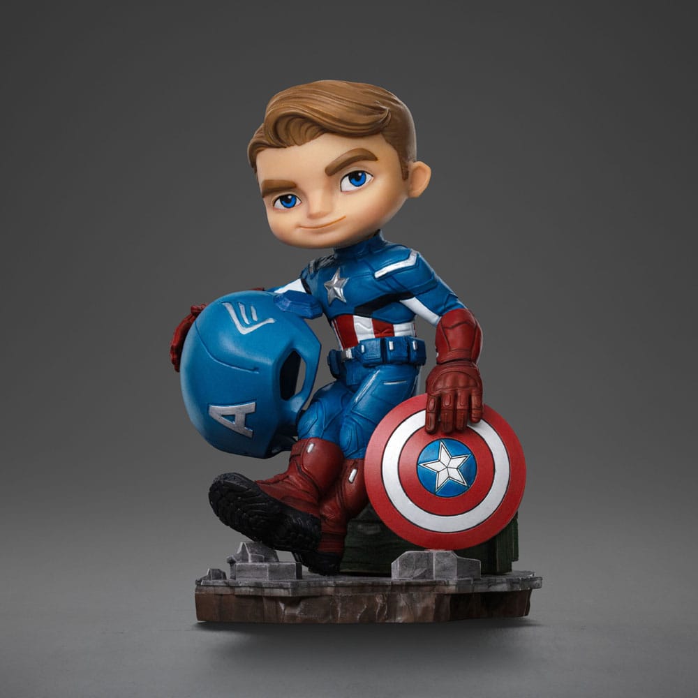 AVENGERS INFINITY SAGA MINI CO. PVC FIGURE CAPTAIN AMERICA 14 CM P045261