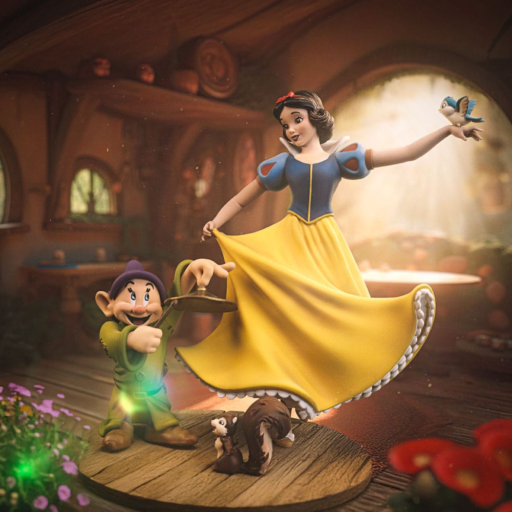 Snow White and the Seven Dwarves Art Scale Statue 1/10 Snow White and Dopey 21 cm P045315