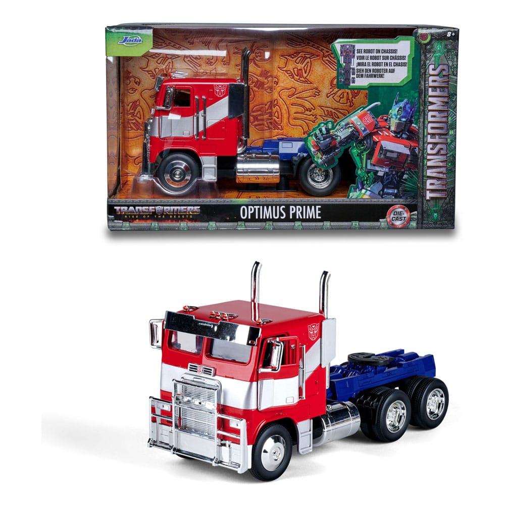 Transformers Diecast Model 1/24 Big Rig T7 Optimus Prime P045368