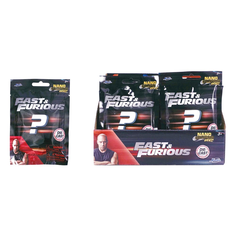 Fast & Furious Nano Hollywood Cars Diecast Mini Cars Display (24) P045369