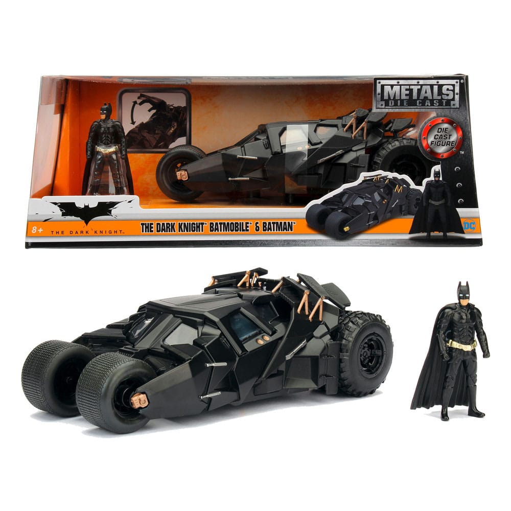 DC Comics Diecast Model 1/24 Batman The Dark Knight Batmobile P045384