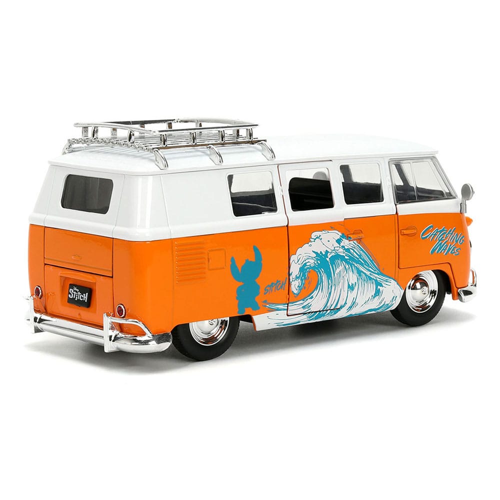 Lilo & Stitch Diecast Model 1/24 1961 VW Bus Stitch P045470