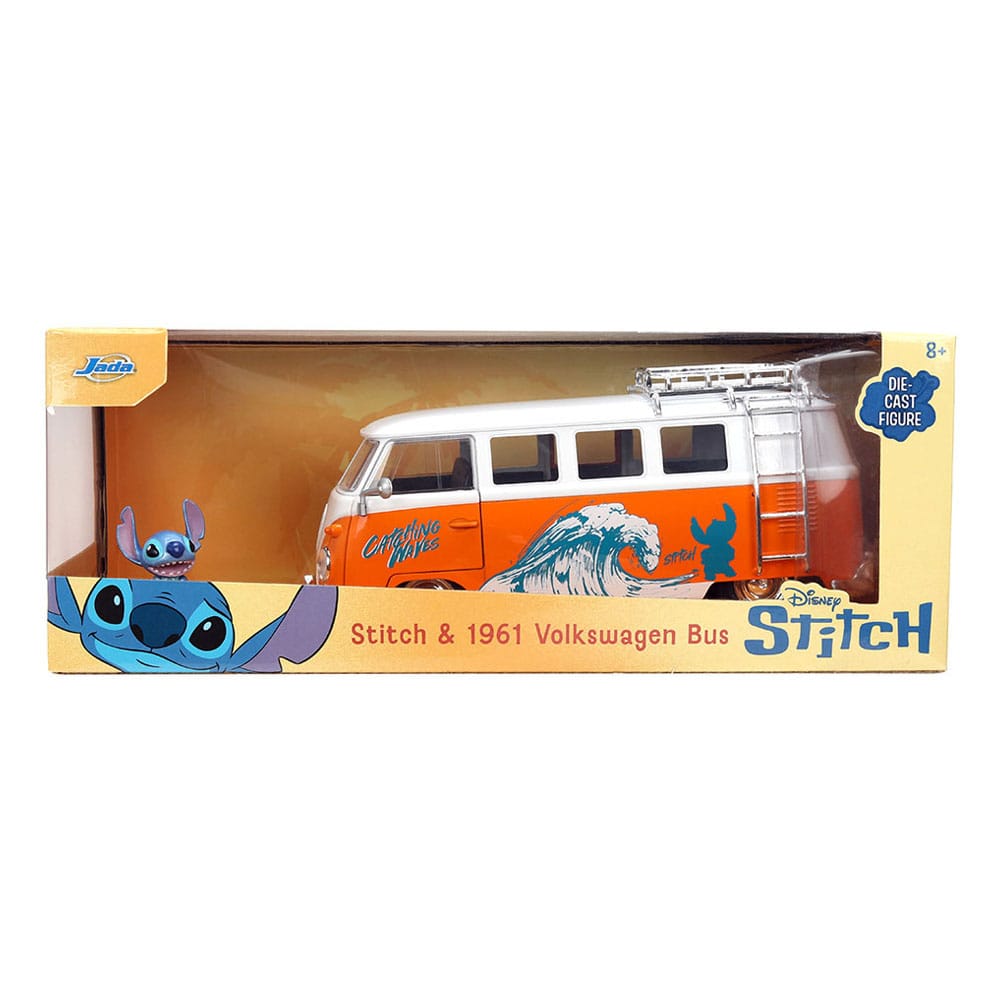 Lilo & Stitch Diecast Model 1/24 1961 VW Bus Stitch P045470