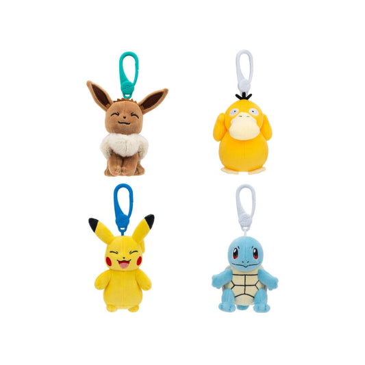 Pokémon Plush Figure & Clip On 10 cm Assortment (6) P045500