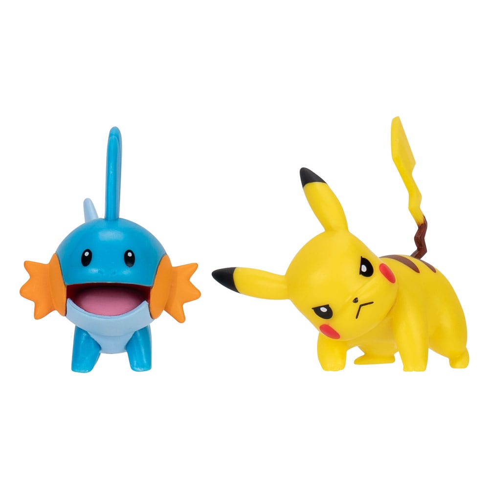 Pokemon First Partner Battle Figure Set Figure 2-Pack Mudkip & Pikachu #4
